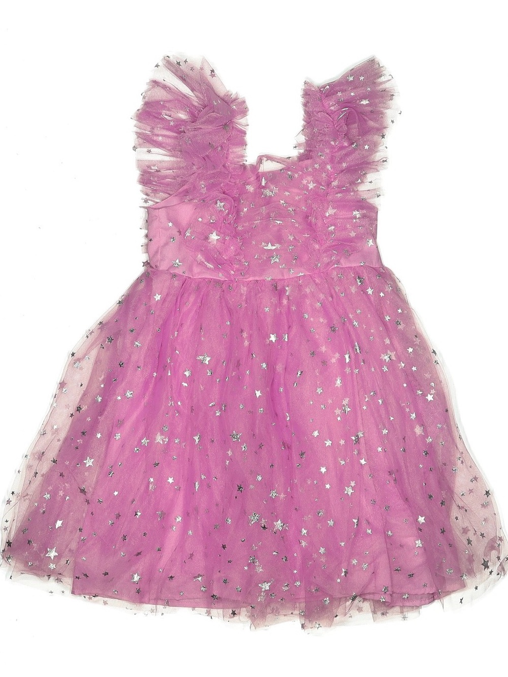 Jessica Simpson Pink Star Tulle Dress - size girls 8